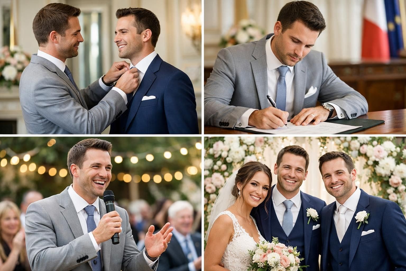 Les différentes missions du témoin de mariage