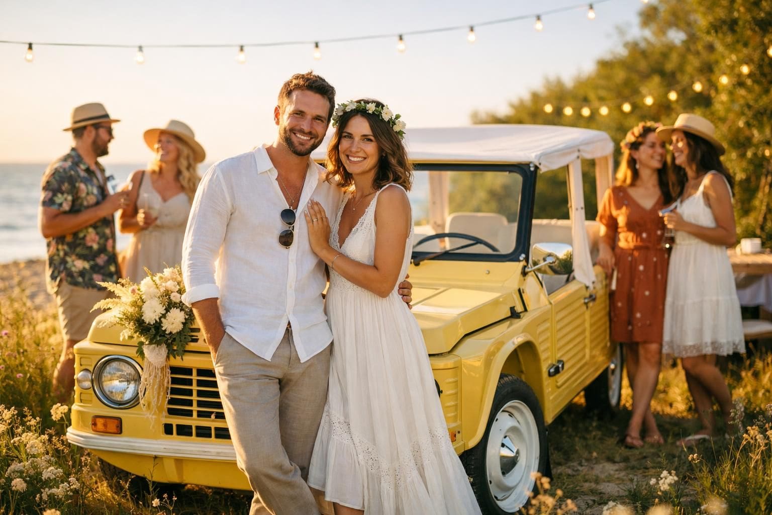 La Mehari : choix du mariage original et décontracté