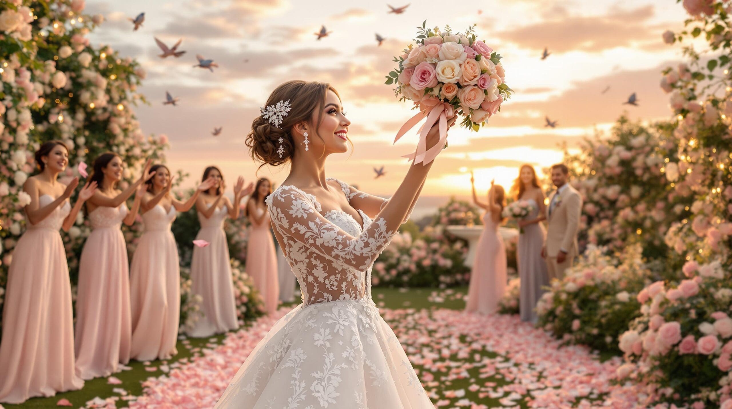Idées originales pour un lancer de bouquet mémorable