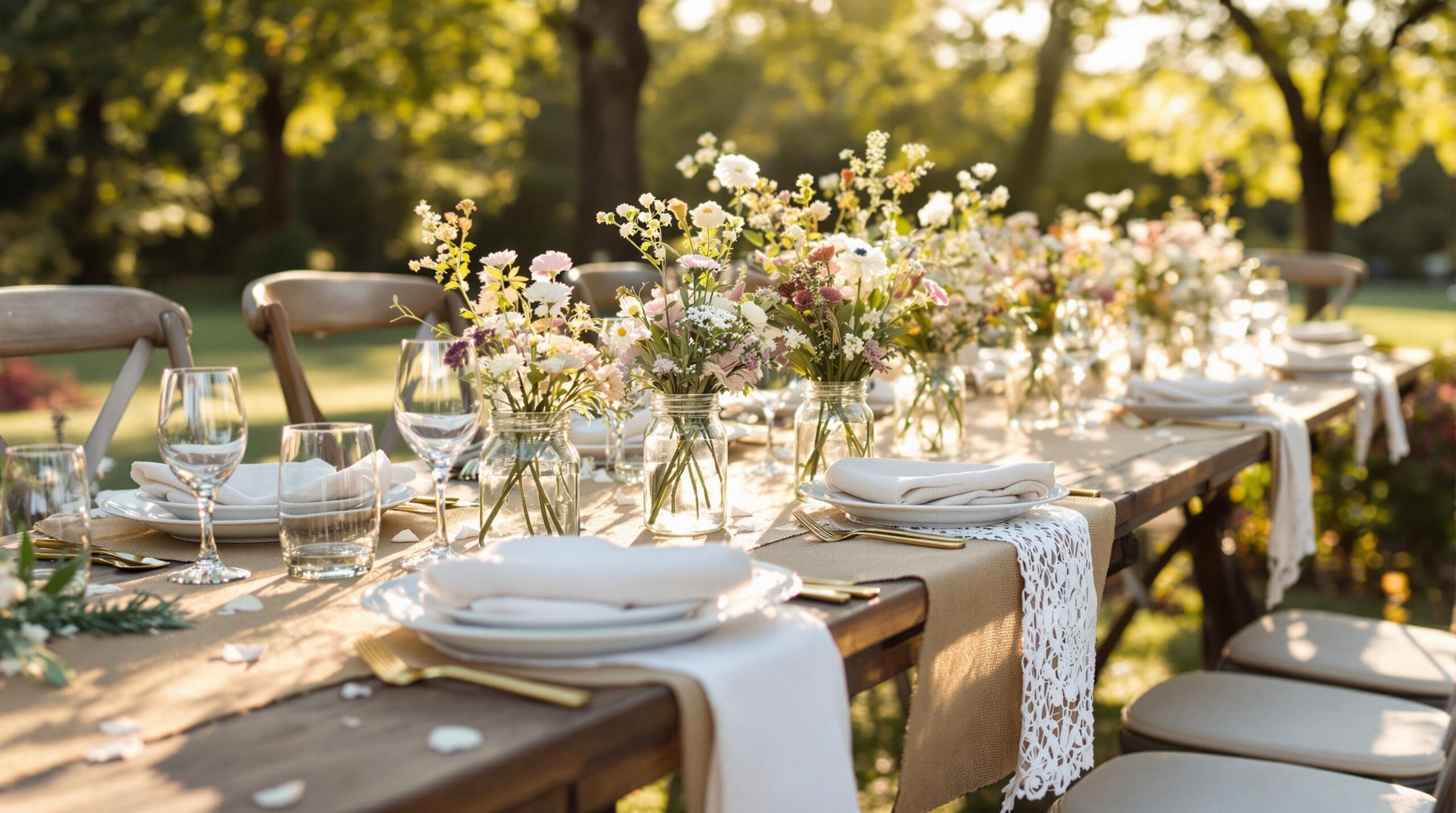 Idées de noms de table pour un mariage champêtre réussi