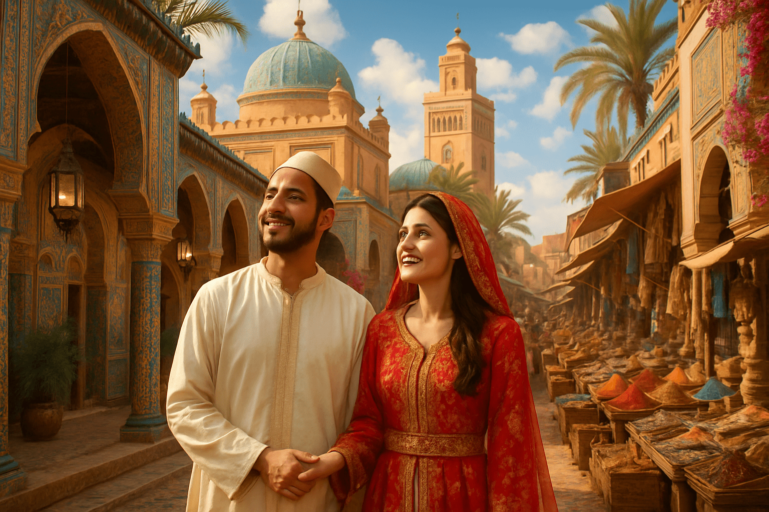 Voyage de noces à Marrakech : une évasion enchantée au cœur des mille et une nuits
