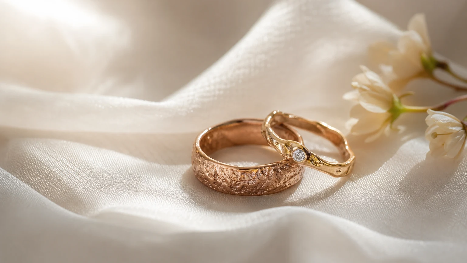 Alliances de mariages originales