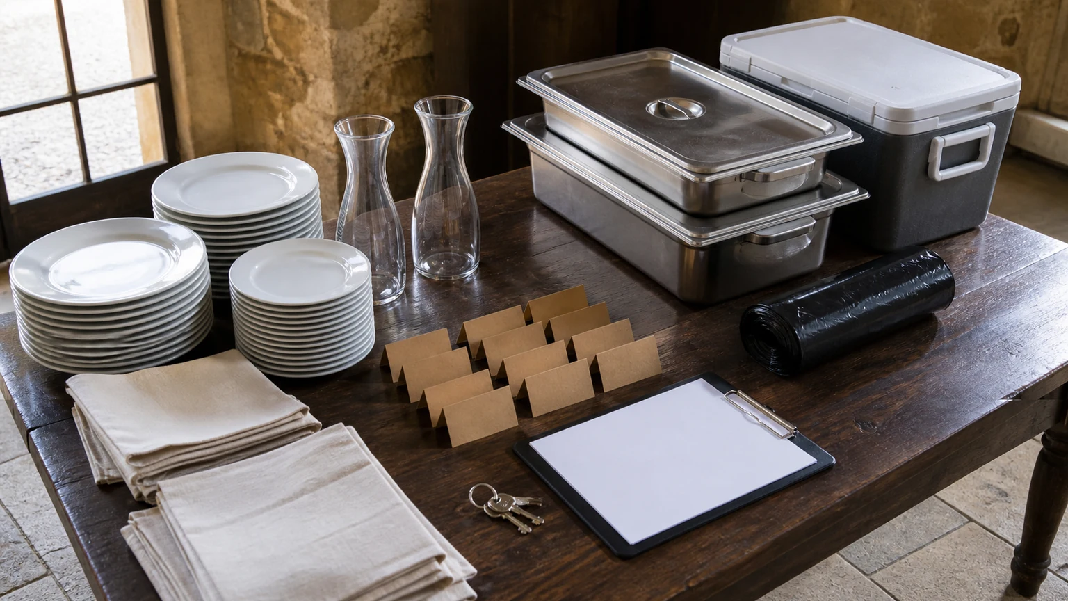 Préparation pratique du brunch du lendemain de mariage
