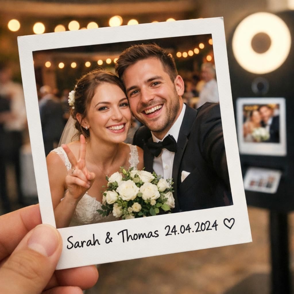 découvrez pourquoi la location d'une borne à selfie est une idée parfaite pour animer votre mariage et capturer des souvenirs inoubliables avec vos invités.