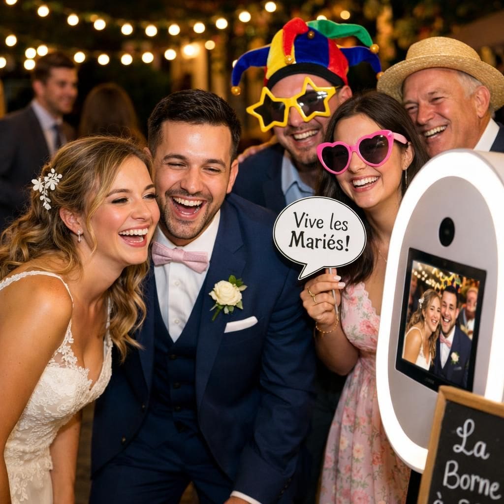 découvrez les avantages de la location d'une borne à selfie pour animer votre mariage et capturer des souvenirs inoubliables avec vos invités.