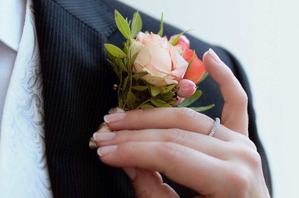 Rose en boutonniere